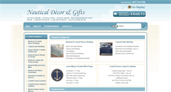 Desktop Screenshot of nauticaldecorandgifts.com